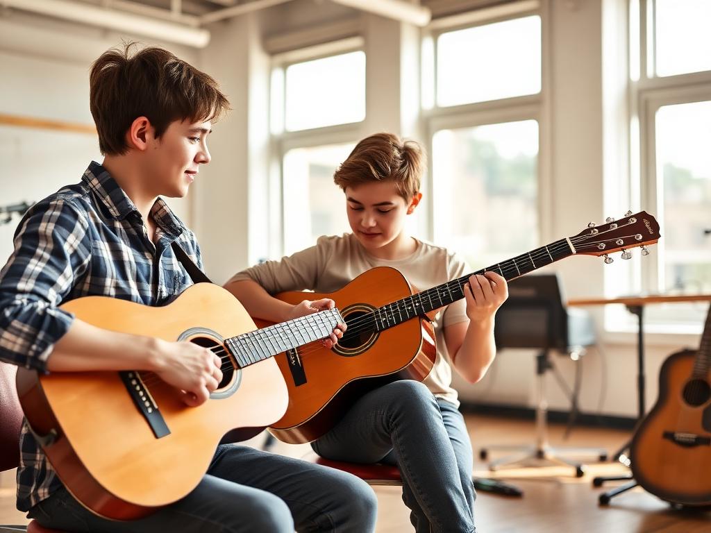 Guitar lessons at The Myrtle's Academy