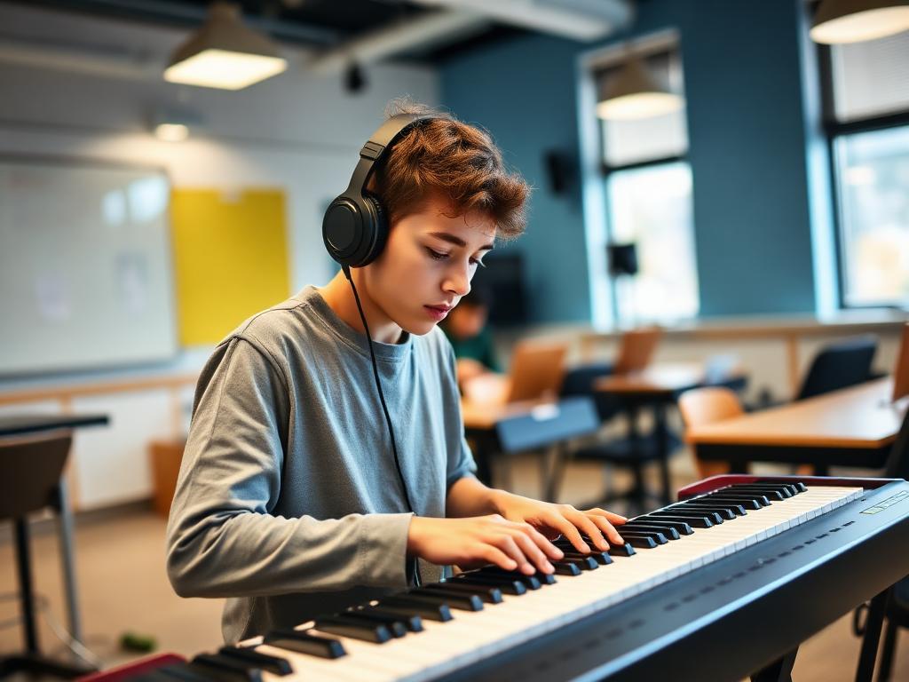 Keyboard lessons at The Myrtle's Academy
